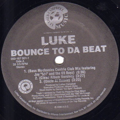 Luke : Bounce To Da Beat (12")