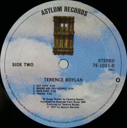 Terence Boylan : Terence Boylan (LP, Album, PRC)