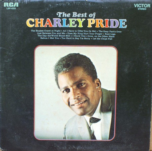 Charley Pride : The Best Of Charley Pride (LP, Comp, RE, Ind)