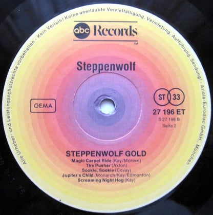 Steppenwolf : Gold (Their Great Hits) (LP, Comp, RE)