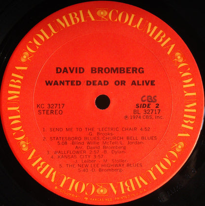 David Bromberg : Wanted Dead Or Alive (LP, Album)