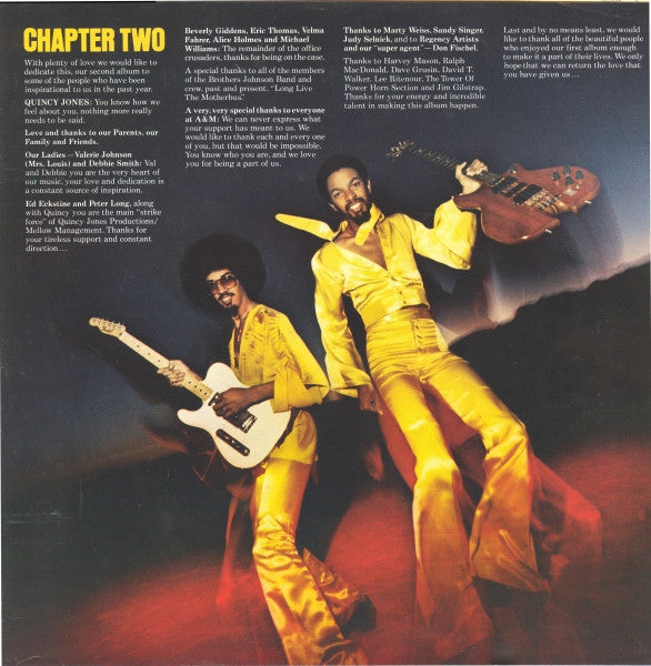 Brothers Johnson : Right On Time (LP, Album, Ter)