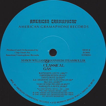 Mason Williams & Mannheim Steamroller : Classical Gas (LP, Album)