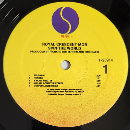 Royal Crescent Mob : Spin The World (LP, Album, Spe)