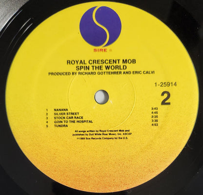 Royal Crescent Mob : Spin The World (LP, Album, Spe)