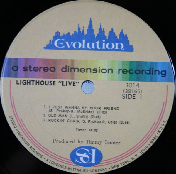 Lighthouse (2) : Lighthouse Live! (2xLP, Album, Son)