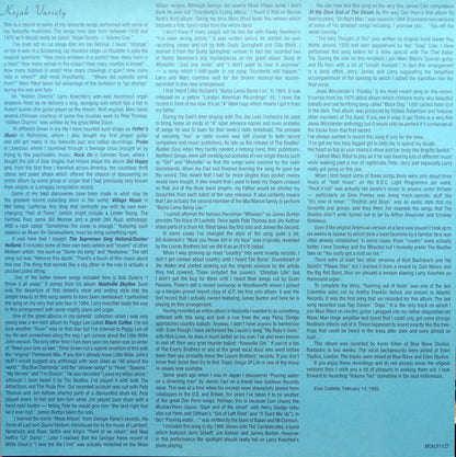 Elvis Costello : Elvis Costello's Kojak Variety (LP, Album, Ltd, Num, RE, 180)