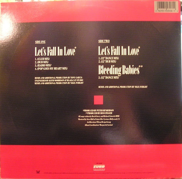 Real Life : Let's Fall In Love (12", Single)