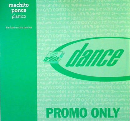 Machito Ponce : Plastico (The Lucci-N-Cruz Remixes) (12", Promo)