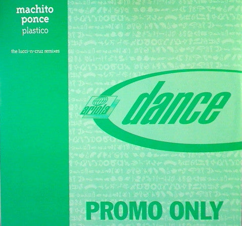 Machito Ponce : Plastico (The Lucci-N-Cruz Remixes) (12", Promo)