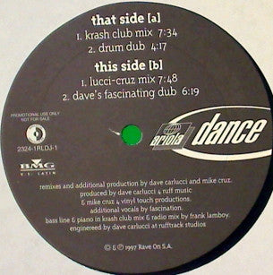 Machito Ponce : Plastico (The Lucci-N-Cruz Remixes) (12", Promo)