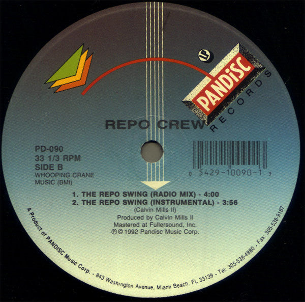 Repo Crew : (Sweat My) Dazzy Dukes (12")