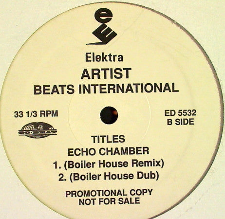 Beats International : Echo Chamber (12", Promo)