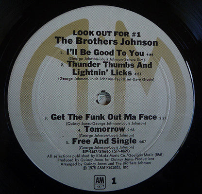 Brothers Johnson : Look Out For #1 (LP, Album)