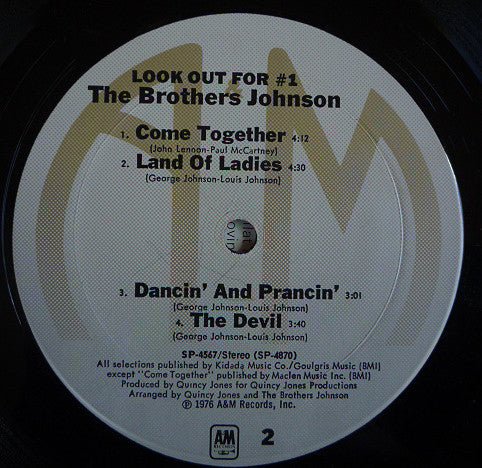 Brothers Johnson : Look Out For #1 (LP, Album)