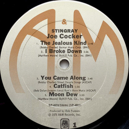 Joe Cocker : Stingray (LP, Album, Ter)