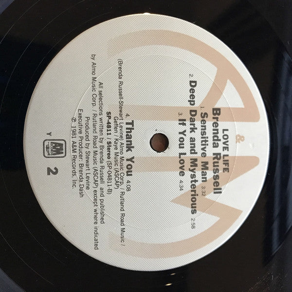 Brenda Russell (2) : Love Life (LP, Album)