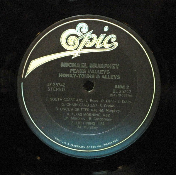 Michael Martin Murphey : Peaks Valleys Honky-Tonks & Alleys (LP, Album, Ter)