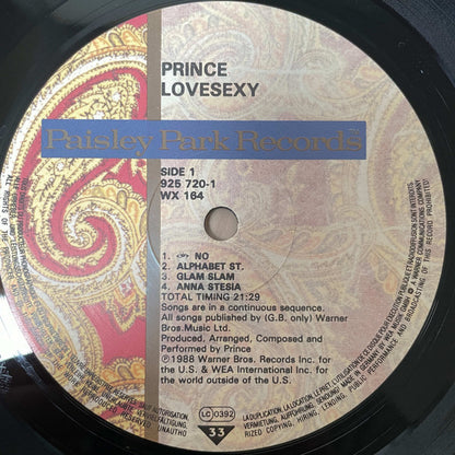 Prince : Lovesexy (LP, Album)