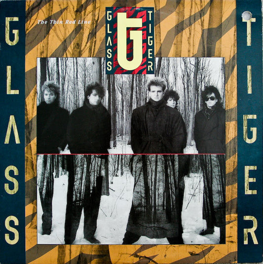 Glass Tiger : The Thin Red Line (LP, Album, SRC)