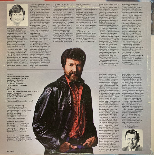Sonny James : 200 Years Of Country Music (LP, Album, Ter)