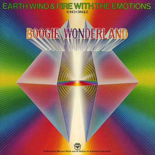 Earth, Wind & Fire With The Emotions : Boogie Wonderland (12", Single, Pit)