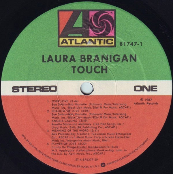 Laura Branigan : Touch (LP, Album)