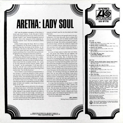 Aretha Franklin : Lady Soul (LP, Album, RE)