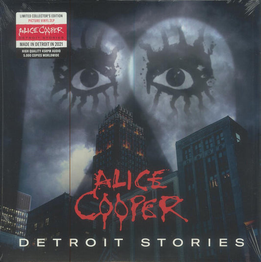 Alice Cooper (2) : Detroit Stories (2x12", Album, Ltd, Pic, Col)