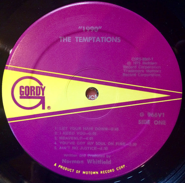 The Temptations : 1990 (LP, Album)