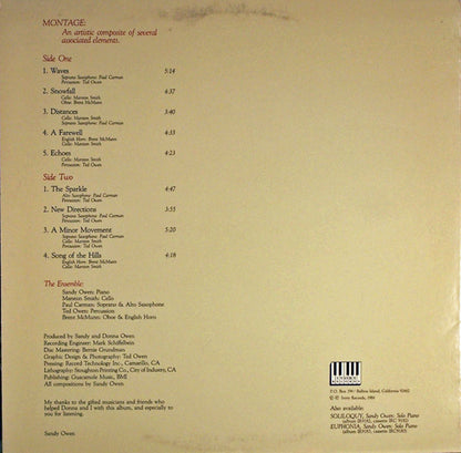 Sandy Owen : Montage (LP)