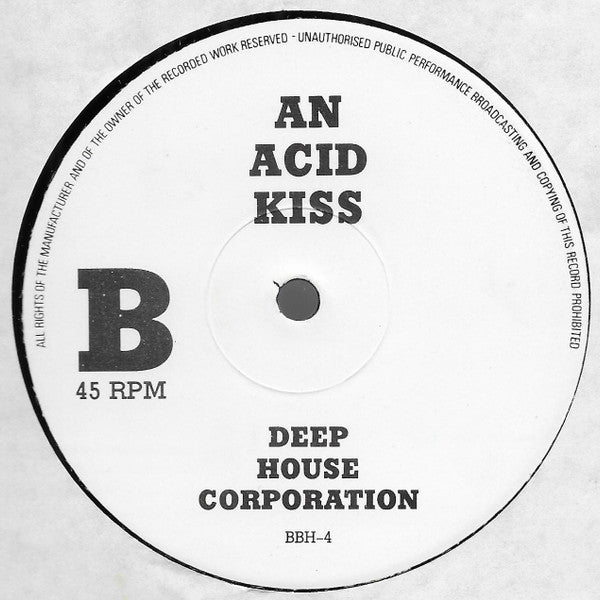 The Mafia : Kiss My Acid - The Acid Hit Mix (12")