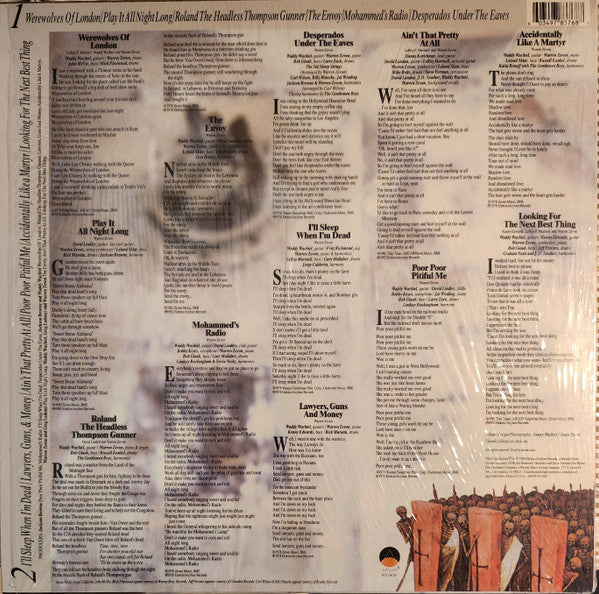 Warren Zevon : A Quiet Normal Life: The Best Of Warren Zevon (LP, Comp, Ltd, RE, Tra)