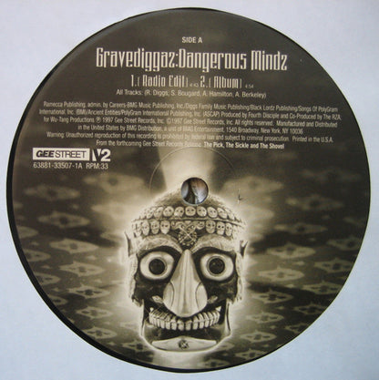 Gravediggaz : Dangerous Mindz (12", Single)