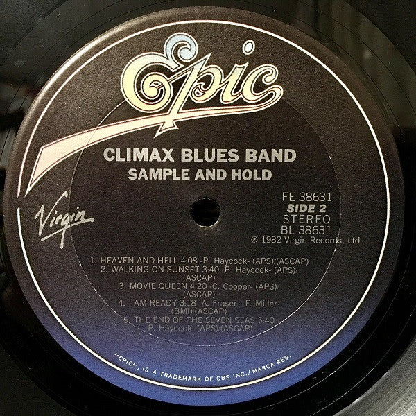 Climax Blues Band : Sample And Hold (LP, Album)