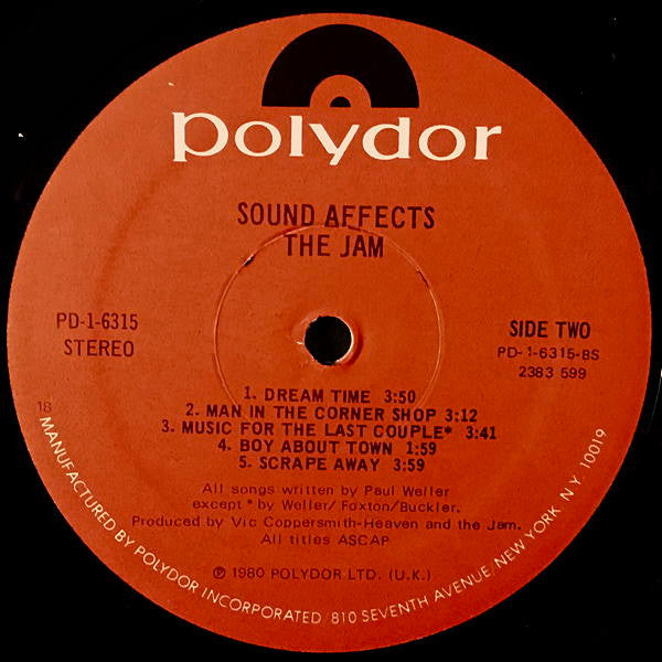 The Jam : Sound Affects (LP, Album, 18 )