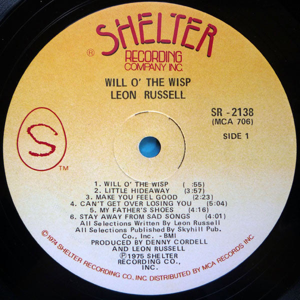 Leon Russell : Will O' The Wisp (LP, Album, Pin)