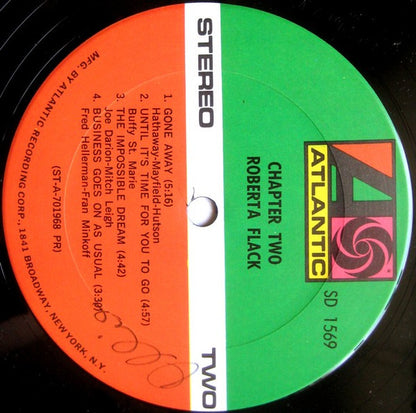 Roberta Flack : Chapter Two (LP, Album, Pre)