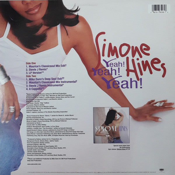 Simone Hines : Yeah! Yeah! Yeah! (12")