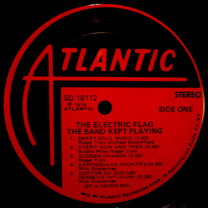 The Electric Flag : The Band Kept Playing (LP, Album, Mon)