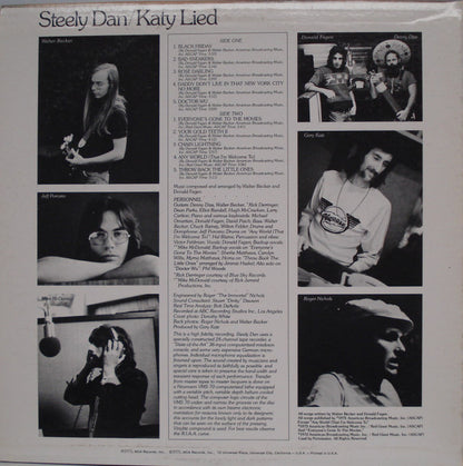 Steely Dan : Katy Lied (LP, Album, RE, Glo)
