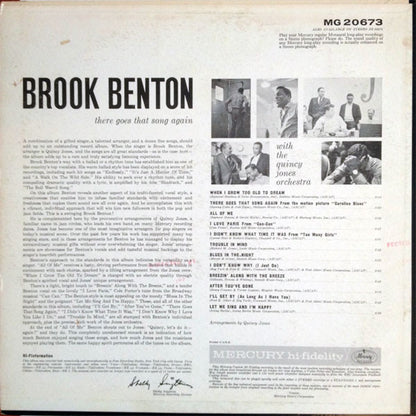 Brook Benton : There Goes That Song Again (LP, Album, Mono)