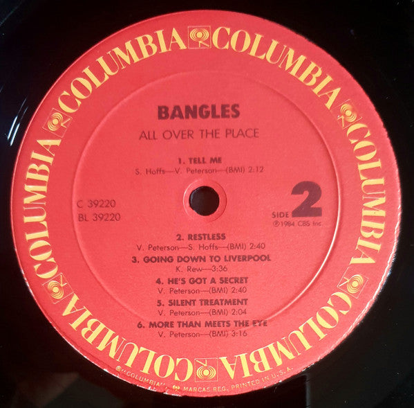 Bangles : All Over The Place (LP, Album, RE)