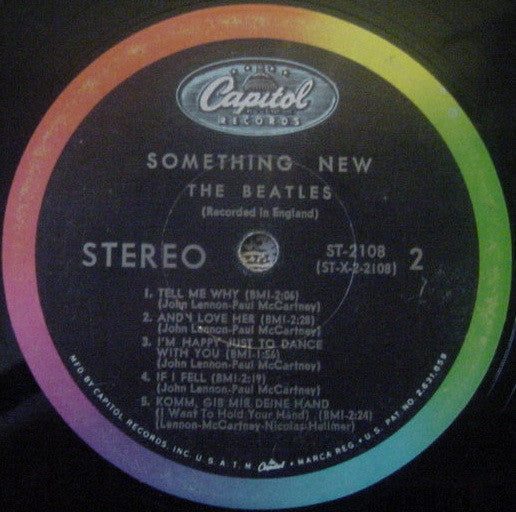 The Beatles : Something New (LP, Album, Scr)