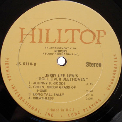 Jerry Lee Lewis : Roll Over Beethoven !!! (LP, Comp)