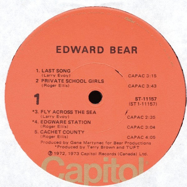 Edward Bear : Edward Bear (LP, Album)