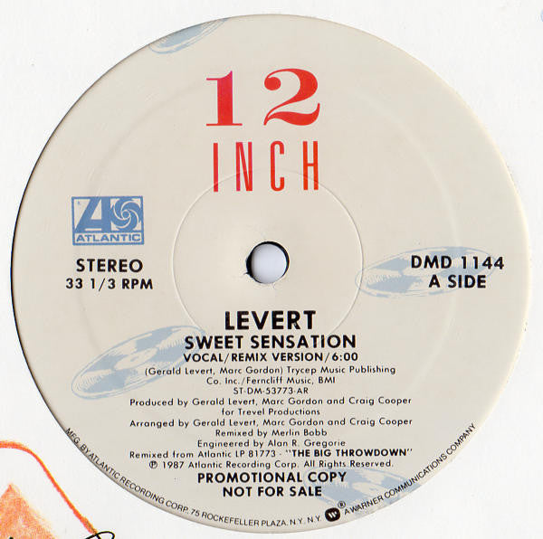 Levert : Sweet Sensation (12", Promo)