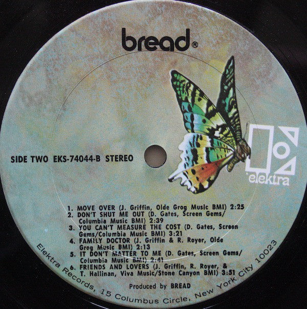 Bread : Bread (LP, Album, RP)