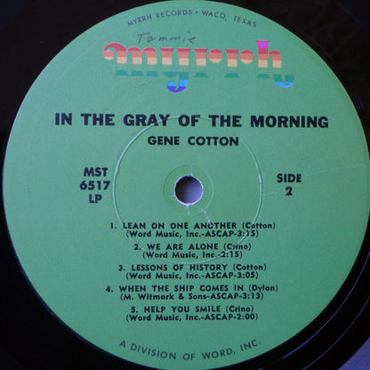 Gene Cotton : In The Gray Of The Morning (LP, Album)