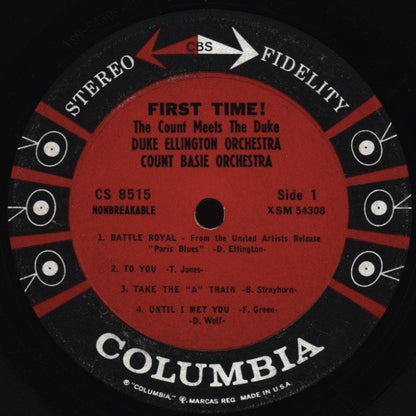 Duke Ellington And Count Basie : First Time! The Count Meets The Duke (LP, Album)